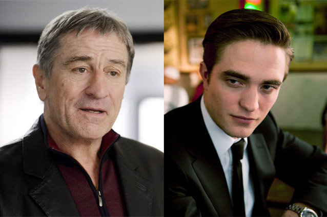 Robert De Niro and Robert Pattinson, Grudge Match, Cosmopolis