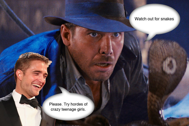 Robert Pattinson, Harrison Ford, Indiana Jones