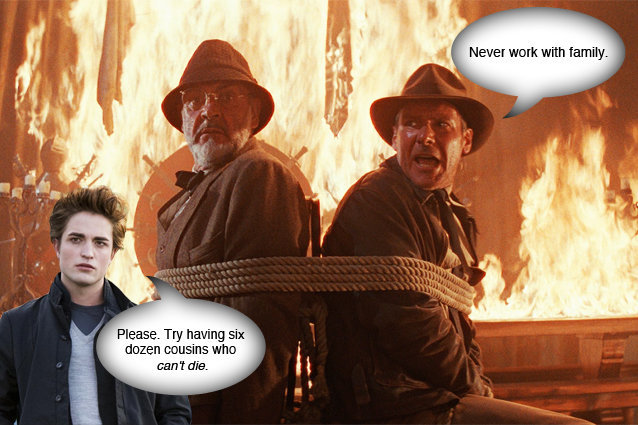 Robert Pattinson, Harrison Ford, Indiana Jones