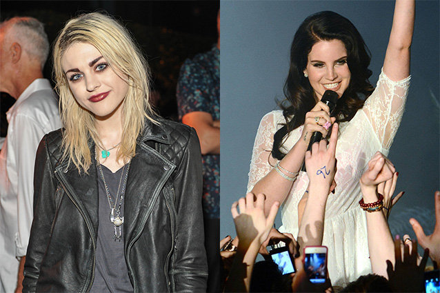 Frances Bean Cobain and Lana Del Rey