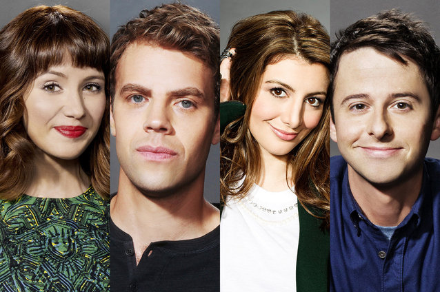 Noel Wells, Brooks Wheelan, Nasim Pedrad, John Milhiser