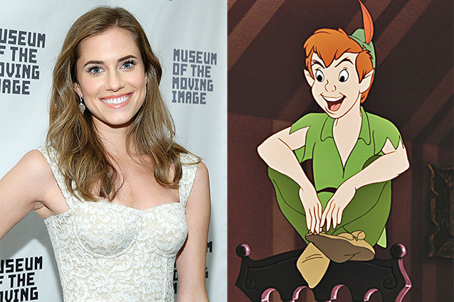 Allison Williams and Peter Pan