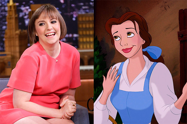 Lena Dunham and Belle