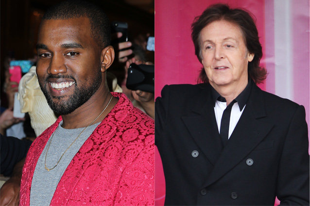 Kanye West and Paul McCartney