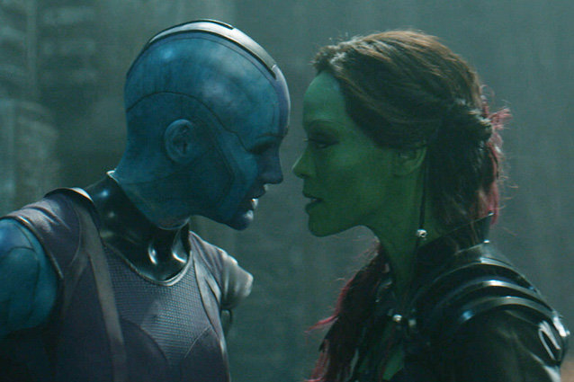 'Guardians Of The Galaxy' Nebula Vs Gamora