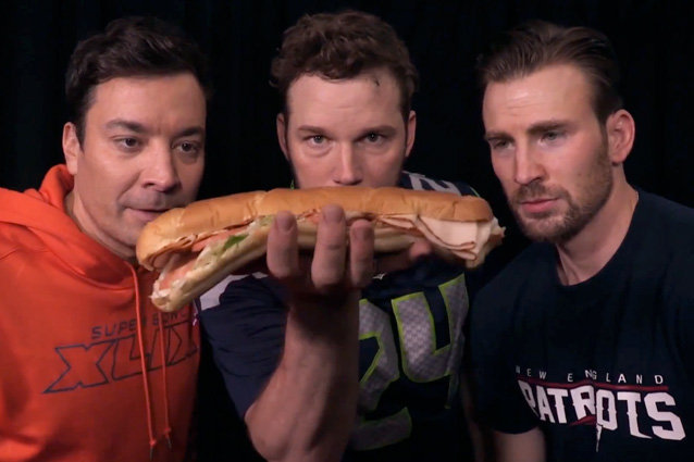 Jimmy Fallon, Chris Pratt, Chris Evans