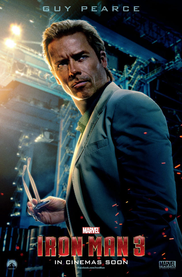 Iron Man 3 Guy Pearce Poster