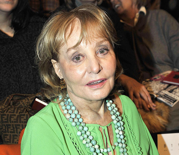 Barbara Walters in hospital with the chicken pox