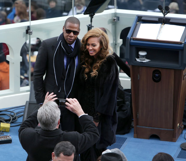 beyonce jay-z inauguration