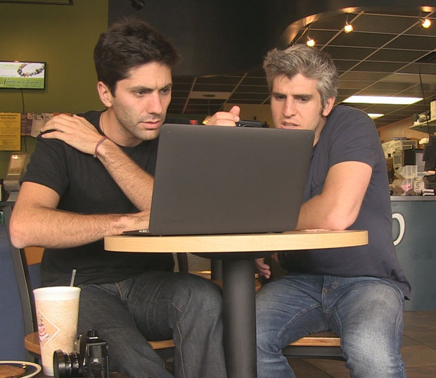Nev and Max search for clues on Catfish