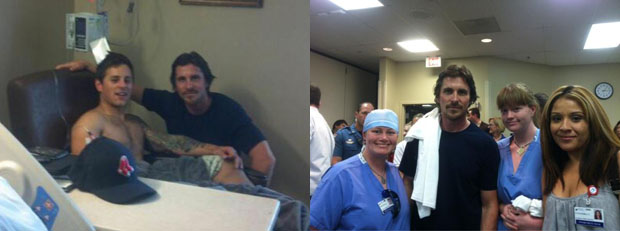Christian Bale Visit