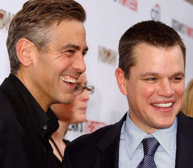 George Clooney and Matt Damon