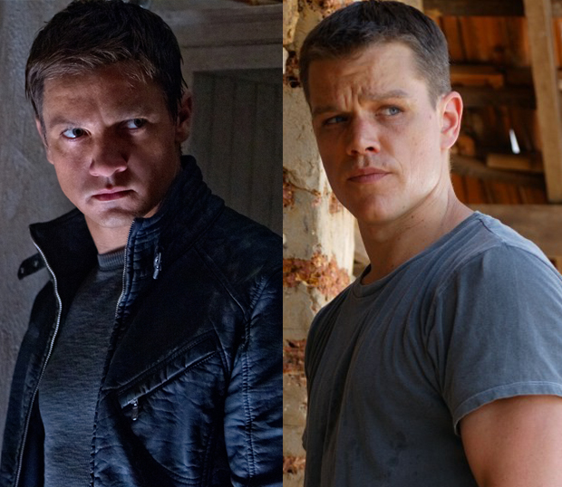 Jeremy Renner's Aaron Cross and Matt Damon's Jason Bourne
