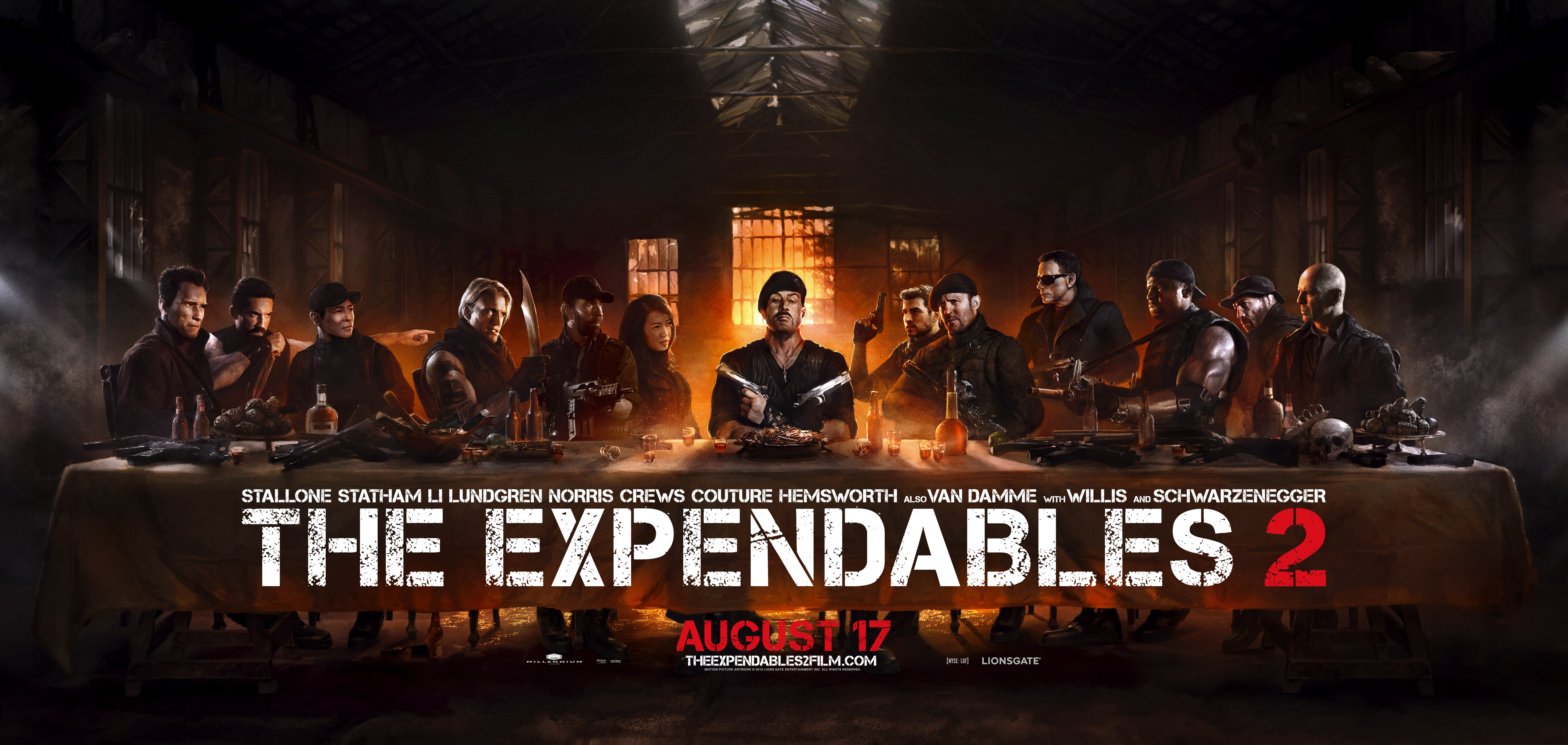 Expendables 2 Last Supper Poster