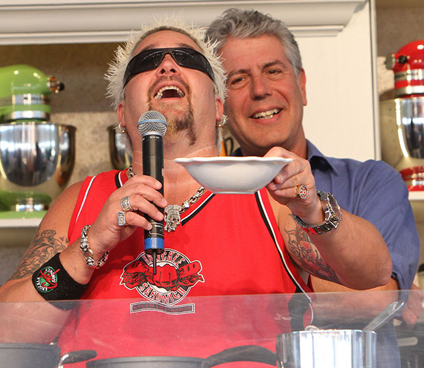 Anthony Bourdain Guy Fieri