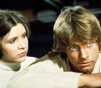 Luke Skywalker and Princess Leia