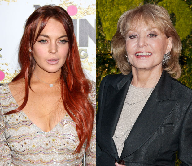 Lindsay Lohan Barbara Walters