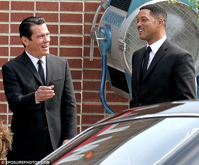 Men In Black 3 Set Photos