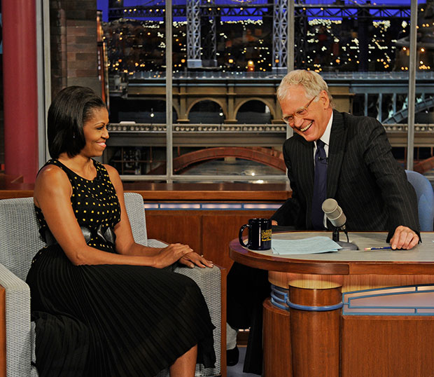 Michelle Obama Letterman