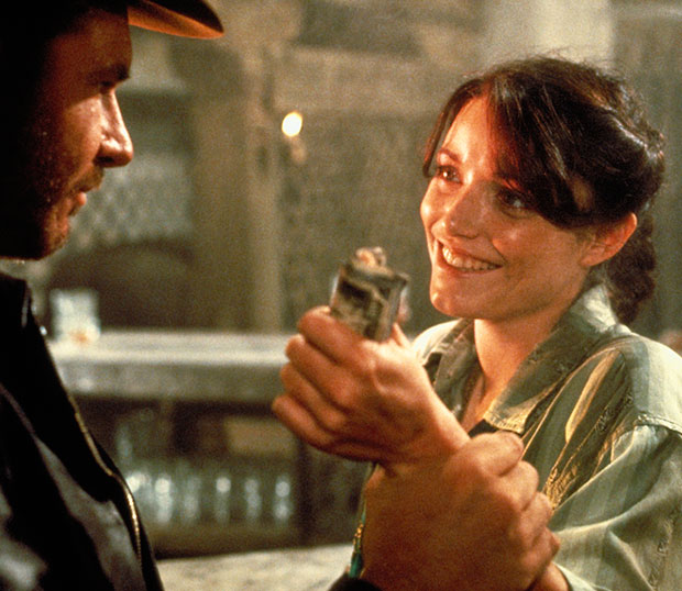 Marion Ravenwood And Indiana Jones in Raiders of the Lost Ark