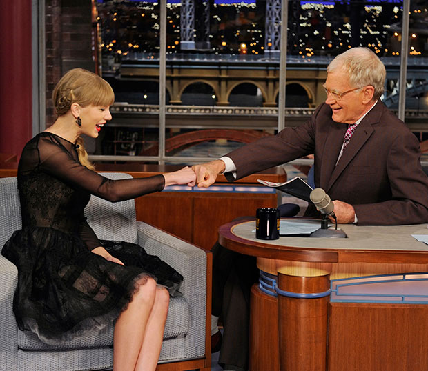 taylor swift letterman