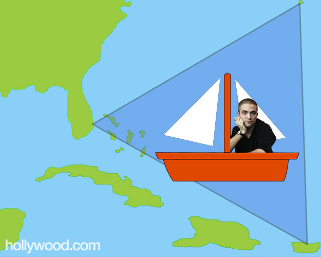 Robert Pattinson Bermuda Triangle