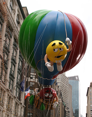 Thanksgiving Balloon M&Ms