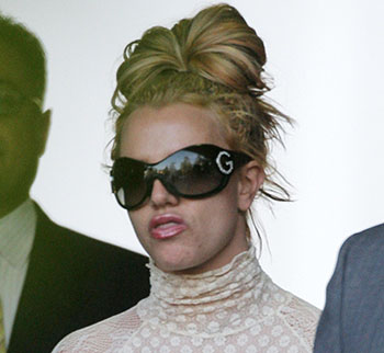 Britney Spears crazy hair