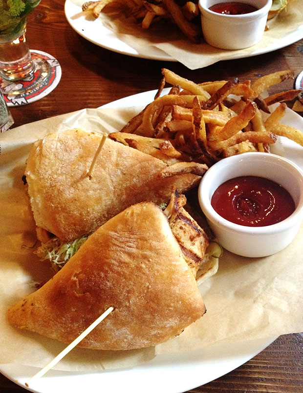 Guy's American Kitchen sandwich