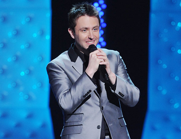 Chris Hardwick performs stand-up in Mandroid