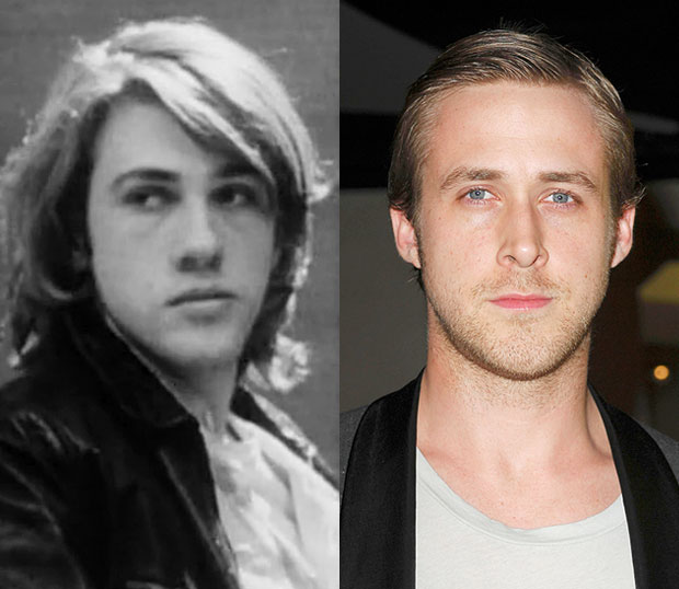 Young Christoph Waltz and Ryan Gosling