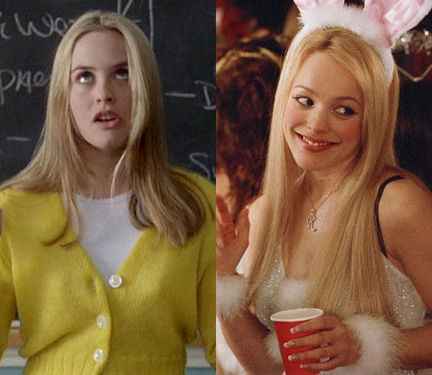 Clueless and Mean Girls - two great girly movies that I could watch over  and over