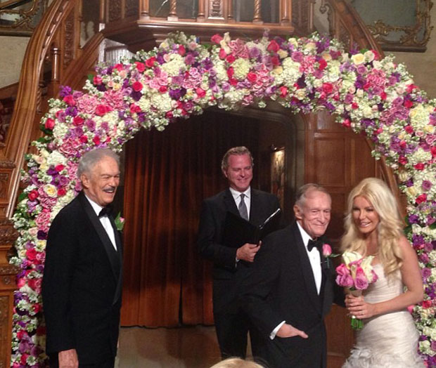 Hugh Hefner Crystal Harris Wedding