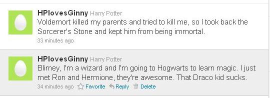 Harry Potter Tweet