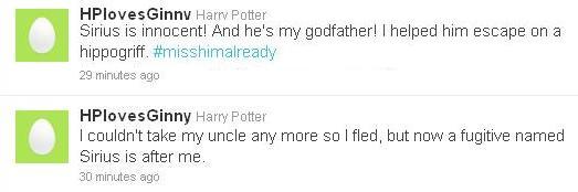 Harry Potter Tweet