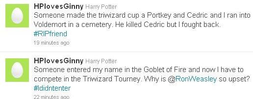 Harry Potter Tweet