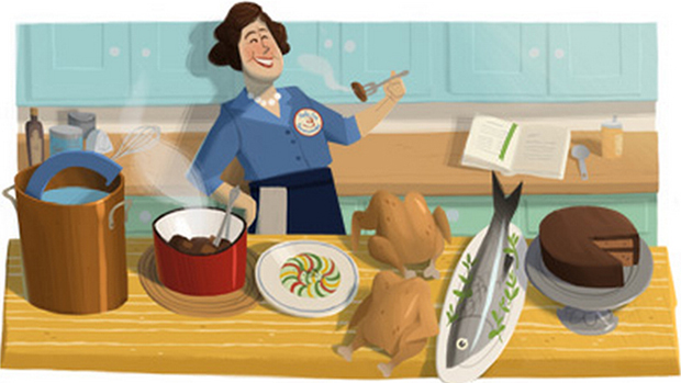 Julia Child Google Doodle