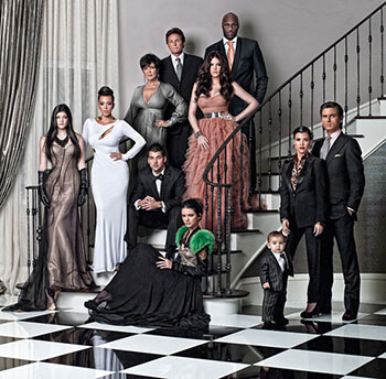 kardashian christmas card