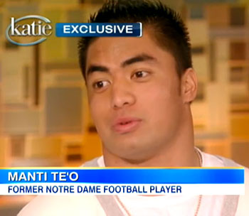 Manti Te'o Confesses to Hoax on 'Katie'