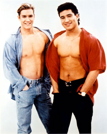 Mario Lopez and Mark Paul Gosslear