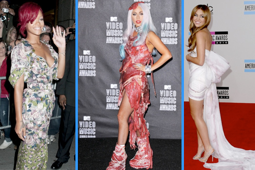 Fashion Nightmares, Lay Gaga, Miley Cyrus, Rihanna