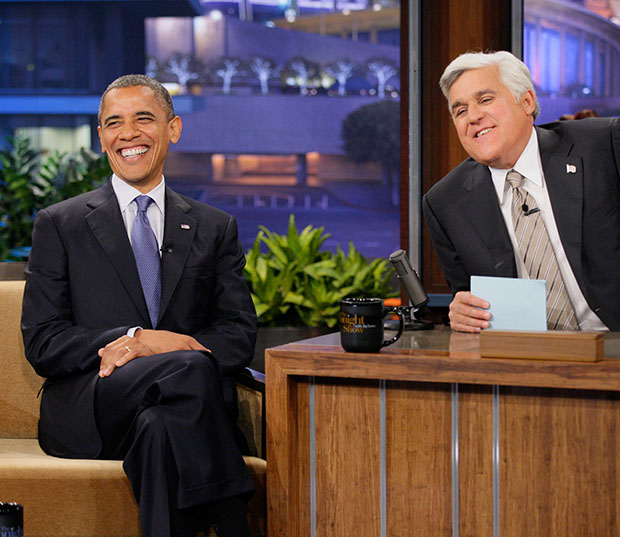 Barack Obama on The Tonight Show with Jay Leno