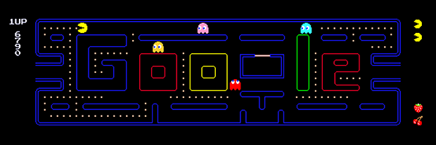 Pac Man Google Doodle