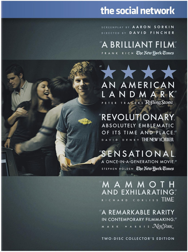 The Social Network DVD