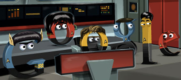 Star Trek Google Doodle