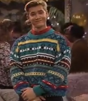 Zack morris 2025 christmas sweater