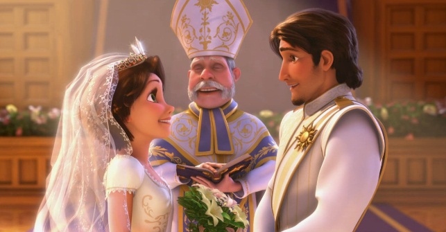 Rapunzel's and Flynn's Wedding Gets Pretty Hairy in Clip from 'Tangled