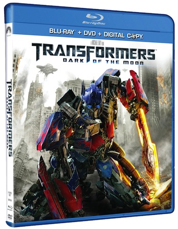 Transformers Dark of the Moon 3D Blu ray Box Art