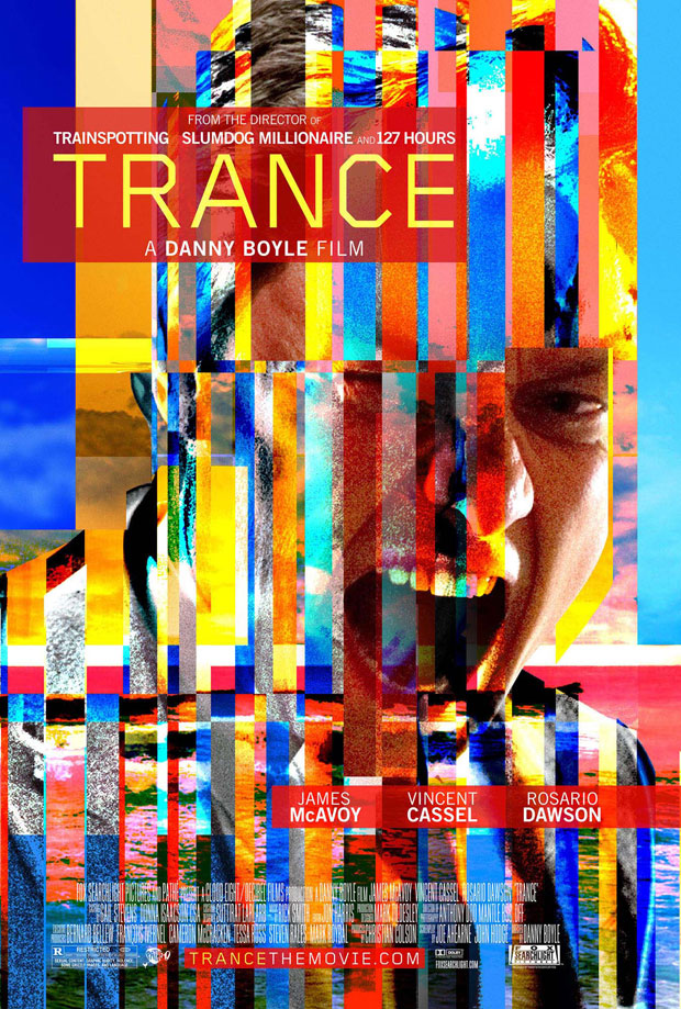Danny Boyle's Trance poster, release date April 5