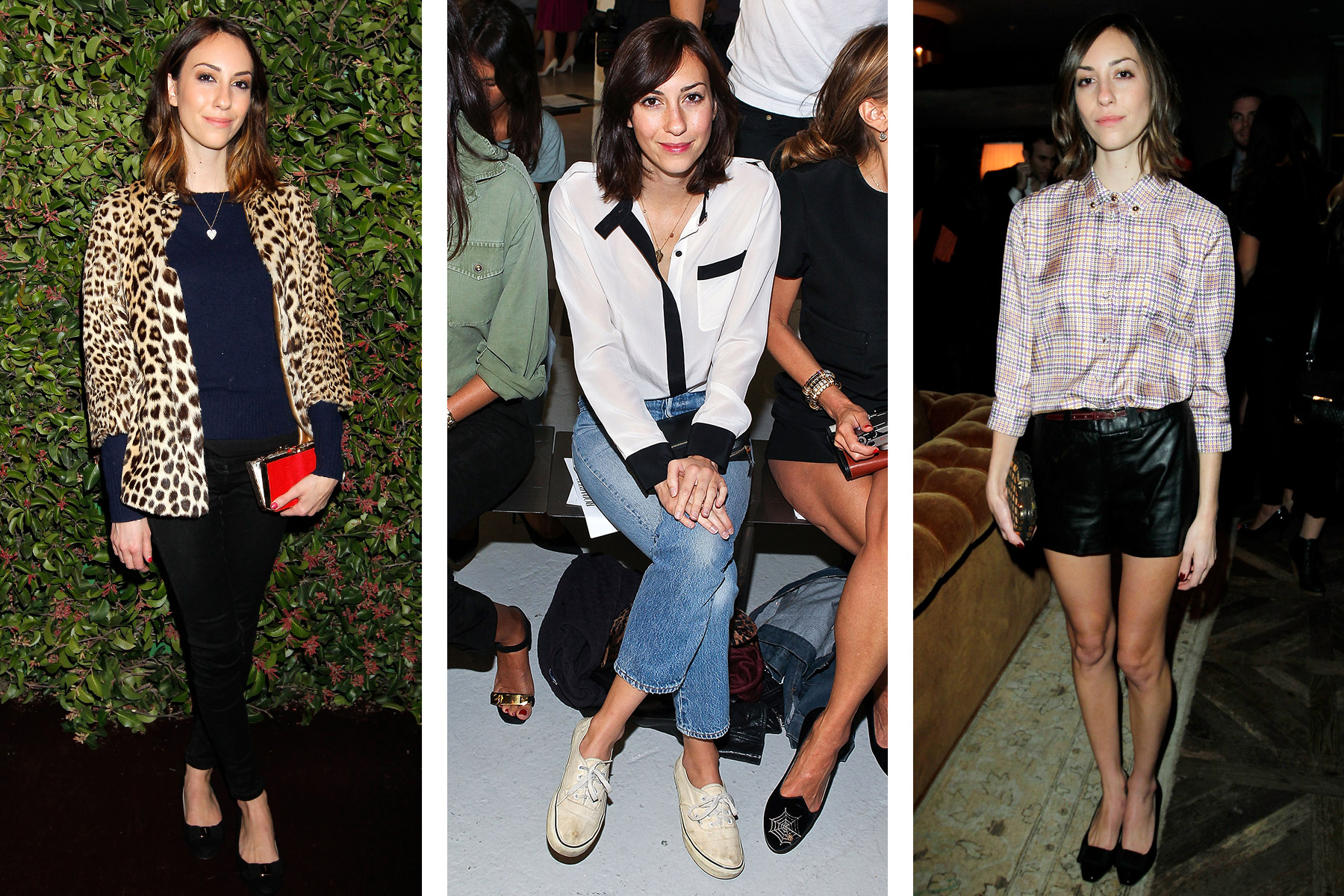 Gia Coppola Mixes Metallic And Denim: Look Of The Day